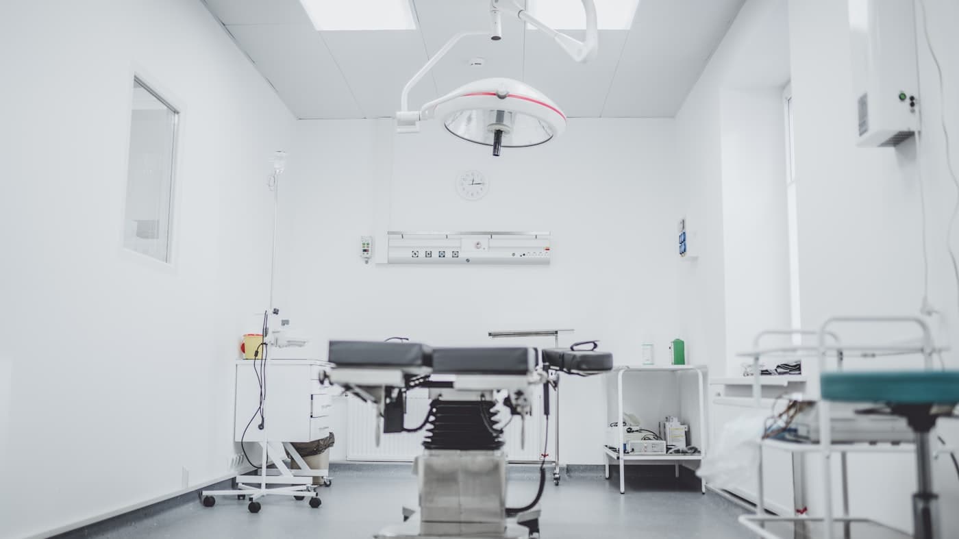 Clinicians collaborating in a healthcare setting