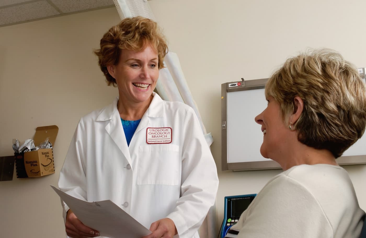 Clinical research team in a modern medical environment